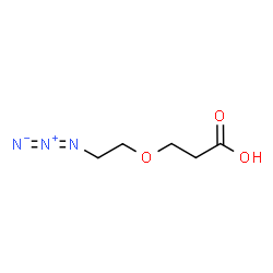叠氮-聚乙二醇-羧酸结构式