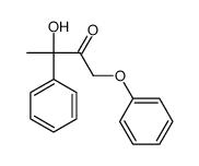 3-hydroxy-1-phenoxy-3-phenylbutan-2-one结构式
