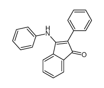 3-anilino-2-phenylinden-1-one结构式