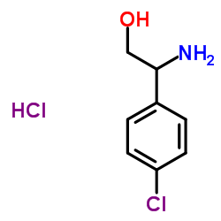2-Amino-2-(4-chlorophenyl)ethanol hydrochloride (1:1) Structure