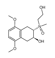 N-oxide of trans-3-(N-hydroxyethyl-N-methylamino)-5,8-dimethoxy-1,2,3,4-tetrahydro-2-naphthol Structure