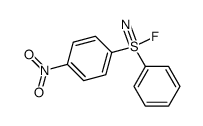 fluoro(4-nitrophenyl)(phenyl)-λ6-sulfanenitrile Structure