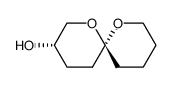 (3S,6S)- and (3R,6R)-1,7-dioxaspiro(5.5)undecan-3-ol结构式