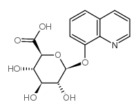 8-羟基喹啉葡糖苷酸结构式