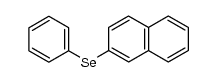 naphthalen-2-yl(phenyl)selane结构式