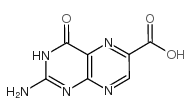 2-amino-4-hydroxypteridine-6-carboxylic acid structure