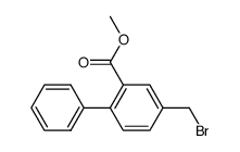 methyl 4-(bromomethyl)[1,1'-biphenyl]-2-carboxylate Structure
