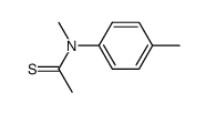 Ethanethioamide,N-methyl-N-(4-methylphenyl)- picture