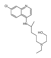 (R)-(-)-Hydroxy Chloroquine Diphosphate结构式