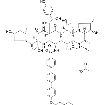 Rezafungin acetate structure
