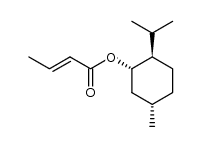 d-menthyl 2-butenoate Structure