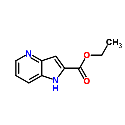 4-氮杂吲哚-2-甲酸乙酯结构式