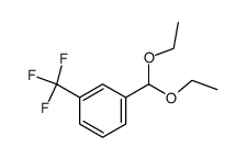 3-trifluoromethylbenzaldehyde diethyl acetal结构式