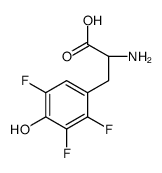 (2S)-2-amino-3-(2,3,5-trifluoro-4-hydroxyphenyl)propanoic acid结构式