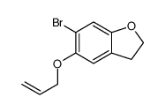 6-bromo-5-prop-2-enoxy-2,3-dihydro-1-benzofuran Structure