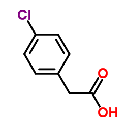 4-Chlorophenylacetic acid structure