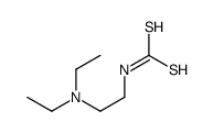 N-[2-(Diethylamino)ethyl]carbamodithioic acid Structure
