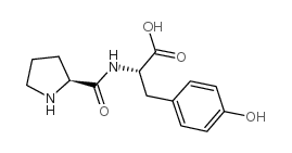 L-脯氨酰-L-酪氨酸结构式