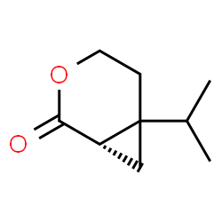 3-Oxabicyclo[4.1.0]heptan-2-one,6-(1-methylethyl)-,(1S)-(9CI)结构式