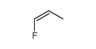 trans-1-Fluoro-1-propene结构式