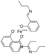 Iron(III)tris[2-(N-propylformimidoyl)phenolate] Structure