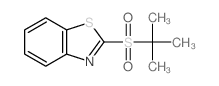 2-tert-butylsulfonylbenzothiazole结构式