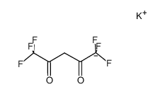 1,1,1,5,5,5-hexafluoro-2,4-pentanedione potassium salt Structure