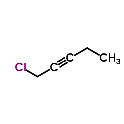 1-Chloro-2-pentyne Structure
