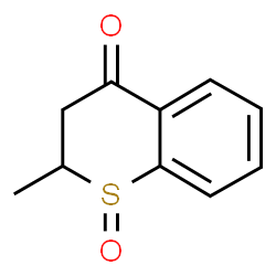2-Methyl-2,3-dihydro-4H-1-benzothiopyran-4-one 1-oxide Structure