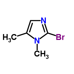 2-溴-1,5-二甲基-1H-咪唑结构式