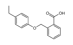 2-(4-乙基-苯氧基甲基)-苯甲酸结构式