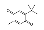 2-tert-butyl-5-methylcyclohexa-2,5-diene-1,4-dione结构式