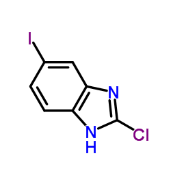 2-Chloro-5-iodo-1H-benzimidazole Structure