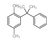 Phenol,4-methyl-2-(1-methyl-1-phenylethyl)-结构式