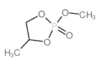 2-Methoxy-4-methyl-1,3,2-dioxaphospholane 2-oxide结构式