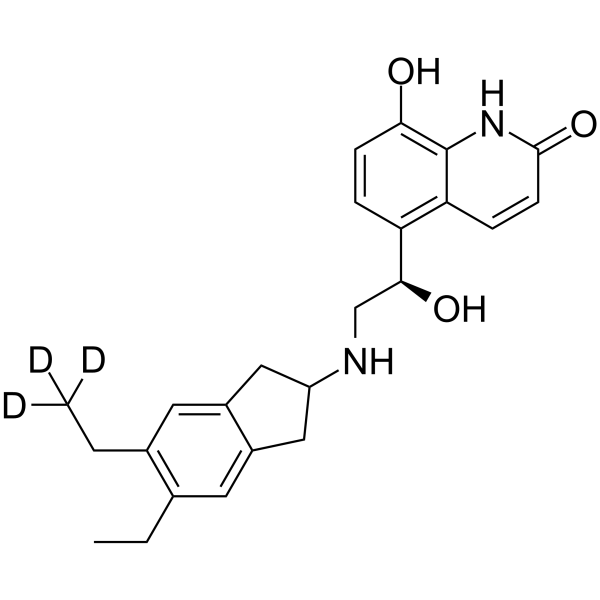 Indacaterol-d3 Structure