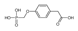 2-[4-(phosphonomethoxy)phenyl]acetic acid结构式