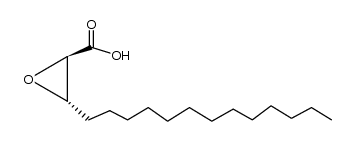 (+/-)-threo-2,3-epoxy-hexadecanoic acid Structure