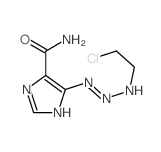 1H-Imidazole-4-carboxamide,5-[3-(2-chloroethyl)-2-triazen-1-yl]-结构式