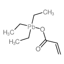 2-Propenoic acid,triethylplumbyl ester structure