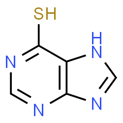 巯嘌呤结构式