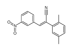 m-Nitrobenzyliden-2,5-dimethylphenylacetonitril Structure