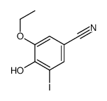 BENZONITRILE, 3-ETHOXY-4-HYDROXY-5-IODO- Structure