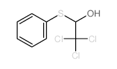 Ethanol,2,2,2-trichloro-1-(phenylthio)-结构式
