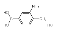 (3-AMINO-4-METHYLPHENYL)BORONIC ACID HYDROCHLORIDE Structure
