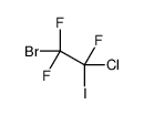 2-Bromo-1-iodo-1-chlorotrifluoroethane结构式
