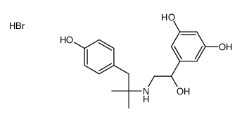 5-[1-hydroxy-2-[[1-(4-hydroxyphenyl)-2-methylpropan-2-yl]amino]ethyl]benzene-1,3-diol,hydrobromide结构式