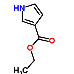 1H-吡咯-3-羧酸乙酯结构式
