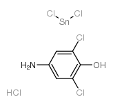 2,6-dichloro-4-aminophenol chlorostannate Structure