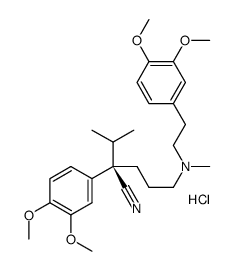 r(+)-verapamil hydrochloride Structure